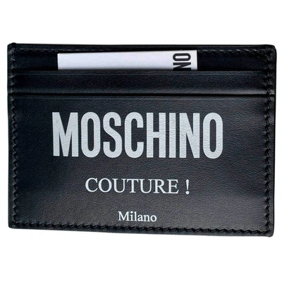 Pre-owned Moschino Black Leather Small Bag, Wallet & Cases