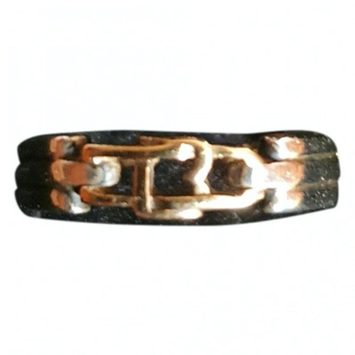 Pre-owned Boucheron Silver Gilt Ring In Gold