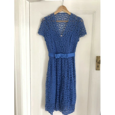 Pre-owned Collette Dinnigan Blue Cotton Dress