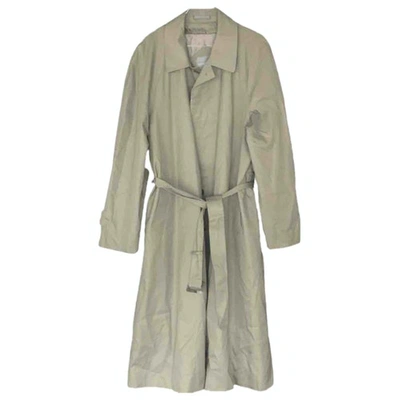 Pre-owned Paco Rabanne Trenchcoat In Green