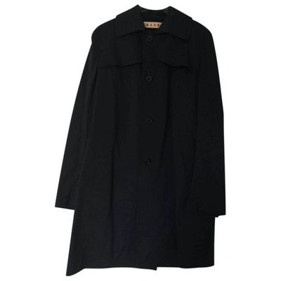 Pre-owned Marni Navy Cotton Coat