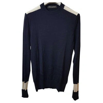 Pre-owned Neil Barrett Blue Wool Knitwear & Sweatshirts