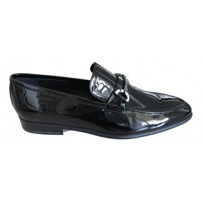 Pre-owned Dolce & Gabbana Patent Leather Flats In Black