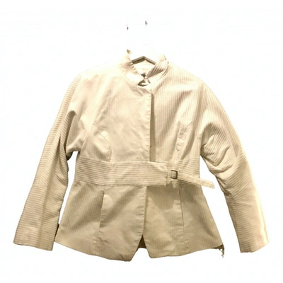 Pre-owned Hoss Intropia White Cotton Jacket