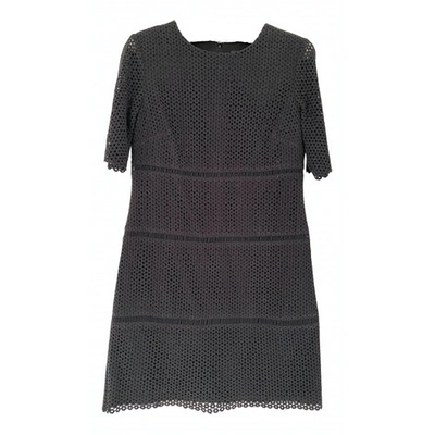 Pre-owned Club Monaco Mini Dress In Black