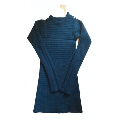 Pre-owned Zadig & Voltaire Navy Wool Dress