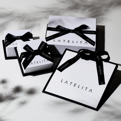 Latelita Florence Multi Coloured Gemstone Necklace Gold