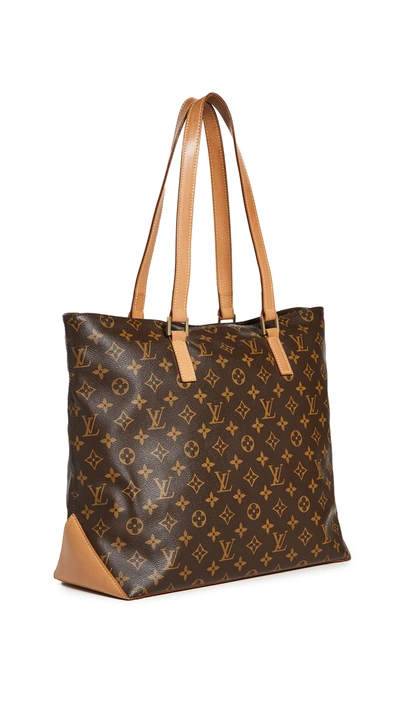 Shop Shopbop Archive Louis Vuitton Cabas Mezzo Monogram Bag In Brown
