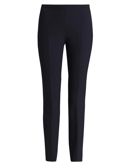 Shop The Row Sotto Skinny Pants In Dark Navy