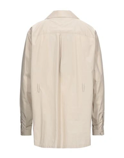 Shop Dolce & Gabbana Man Shirt Sand Size 17 Cotton In Beige