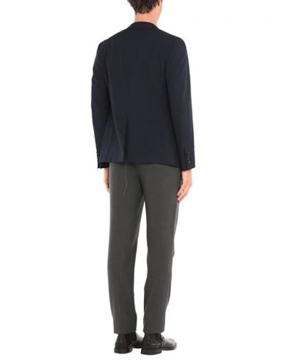 Shop Lanvin Suit Jackets In Dark Blue