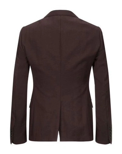 Shop Lanvin Suit Jackets In Deep Purple