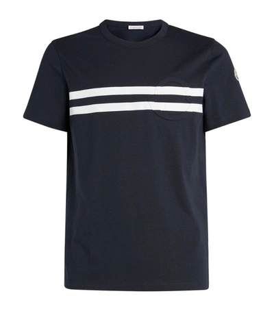 Shop Moncler Striped T-shirt