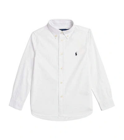 Shop Ralph Lauren Blake Oxford Shirt (5-7 Years) In White