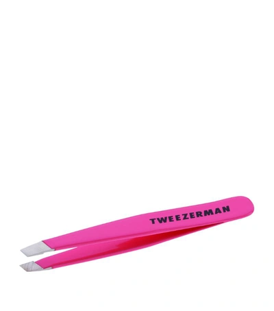 Shop Tweezerman Mini Slant Tweezer In White