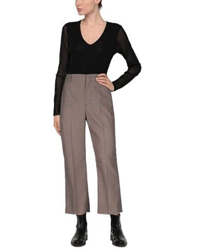 Shop Prada Woman Pants Brown Size 6 Virgin Wool, Polyester, Cotton