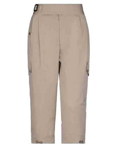 Shop Dolce & Gabbana Woman Pants Khaki Size 10 Cotton, Lambskin, Zamak, Polyester In Beige