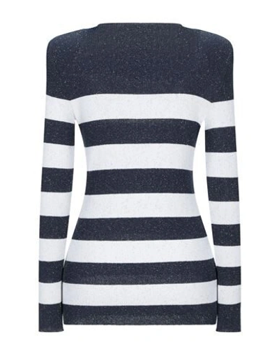 Shop Balmain Sweaters In Dark Blue