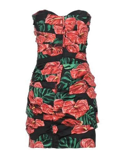 Dolce & Gabbana Short Dresses In Black