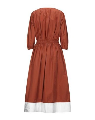 Shop N°21 Midi Dress In Brown