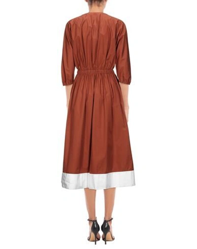 Shop N°21 Midi Dress In Brown