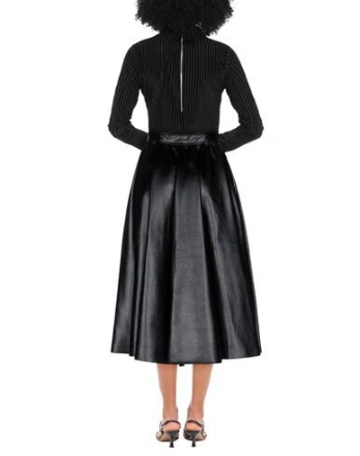Shop Maison Margiela Midi Skirts In Black