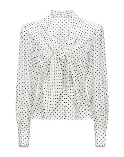Shop Dolce & Gabbana Woman Shirt Ivory Size 4 Silk In White