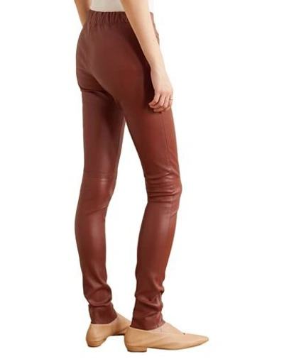 Shop Joseph Leggings In Brown