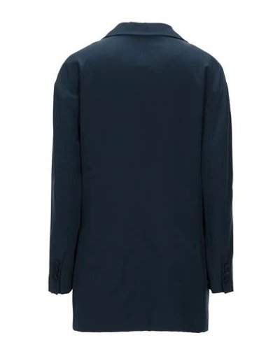 Shop Fendi Suit Jackets In Dark Blue