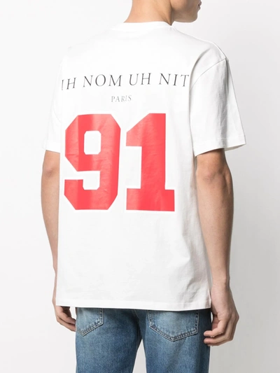 Shop Ih Nom Uh Nit Graphic-print Cotton T-shirt In White