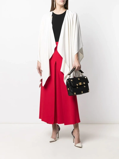 Valentino Large Roman Stud Shoulder Bag In Black