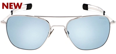 Shop Randolph Engineering Randolph Aviator Sunglasses In Skytec™ Blue Hydro