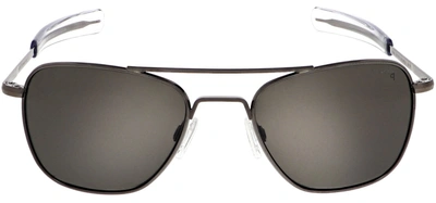 Shop Randolph Engineering Randolph Aviator Sunglasses In Skytec™ Polarized American Gray