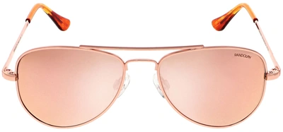 Shop Randolph Engineering Randolph Concorde Sunglasses In Skyforce™ Rose Gold