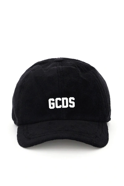 Shop Gcds Baseball Cap Logo In Black (black)