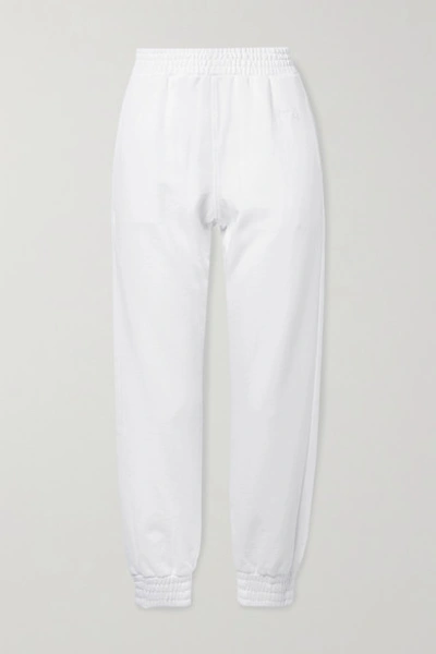 Shop Rta Sydney Cotton-jersey Track Pants In White