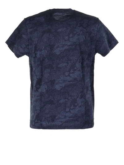 Shop Etro Pegaso Print T-shirt In Blue