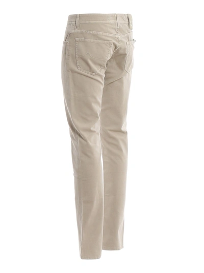 Shop Jacob Cohen Style 622 Pants In Beige