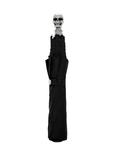 Shop Alexander Mcqueen Skull Umbrella In Black
