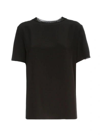 Shop Joseph Rubin Crepe De Soie T-shirt In Black
