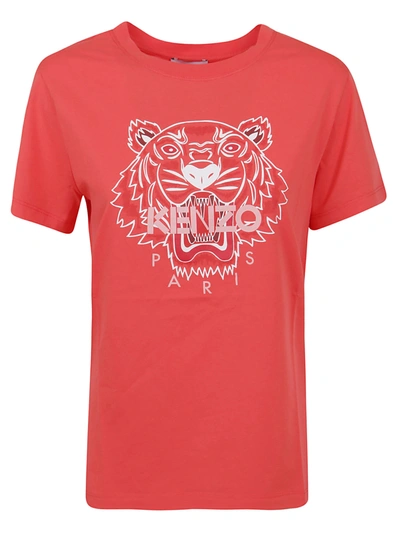Shop Kenzo Classic Tiger Classic T-shirt In Tangerine