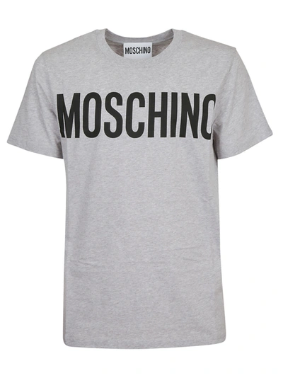 Shop Moschino T-shirt In Fantasia Grigio