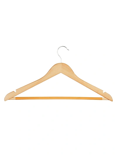 Shop Honey-can-do 24-pack Non Slip Wooden Coat Hangers In Neutral