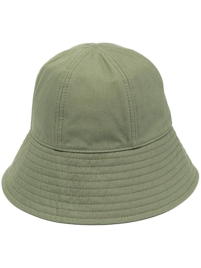 Shop Jil Sander Classic Bucket Hat In Green