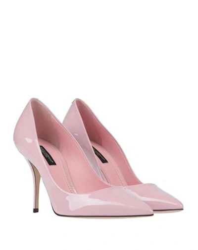 Shop Dolce & Gabbana Woman Pumps Pink Size 6 Soft Leather