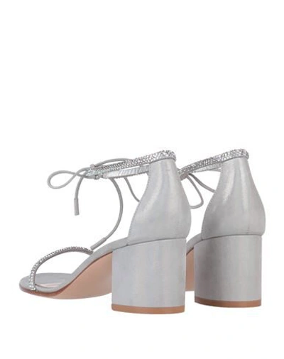 Shop Gianvito Rossi Sandals In Light Grey