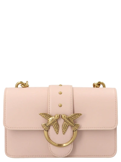 Shop Pinko Love Mini Icon Simply Bag In Pink