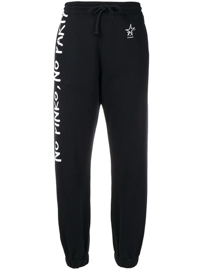 Shop Pinko No  No Party Track Pants In Black