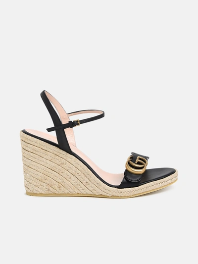 Shop Gucci Black Lifford Sandals