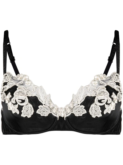 La Perla Maison Lace-trim Underwire Bra In Black